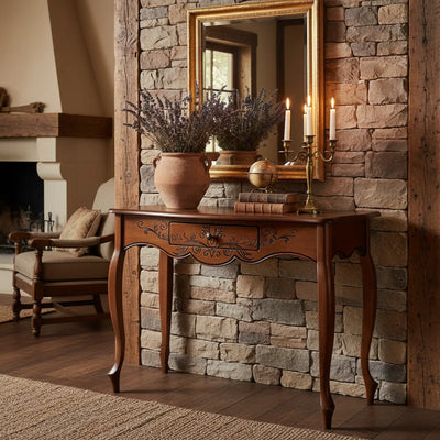 Aparador Arabesco 1 Gaveta Verniz Imbuia + Cores