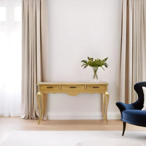 Aparador Clássico Luis XV 3 Gavetas Dourado + Cores