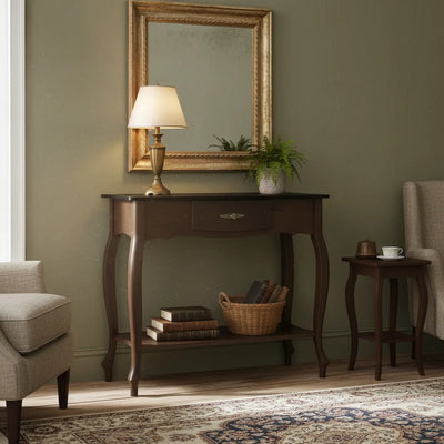 Aparador Luis XV 1 Gaveta e Prateleira Capuccino + Cores