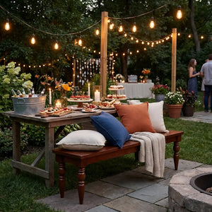 Banco Esmeralda 200 - Verniz Imbuia + Cores