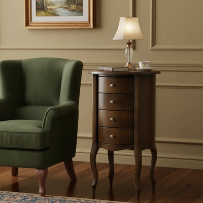 Cômoda Barrica Luis XV 4 Gavetas Envelhecida + Cores