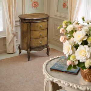 Cômoda Barrica Paris 3 Gavetas Envelhecida + Cores