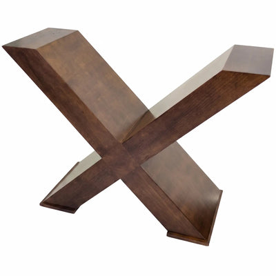 Base de Mesa X Reta - Imbuia + Cores