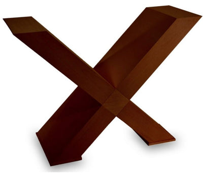 Base de Mesa X Reta - Imbuia + Cores