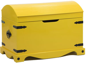 Baú com Tampo Curvo Amarelo + Cores