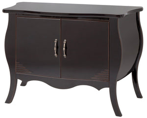 Buffet Bombê 2 Portas Preto + Cores