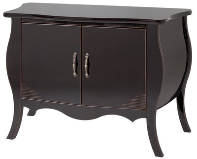 Buffet Bombê 2 Portas Preto + Cores