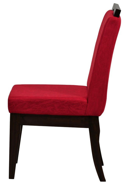 Cadeira Komfort - Capuccino com Vermelho Texturizado + Cores