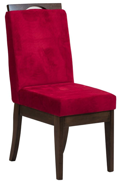 Cadeira Komfort - Verniz Capuccino e Vermelho + Cores