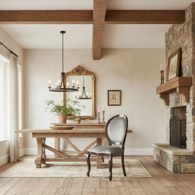 Cadeira Medalhão III Lisa sem Braço - Capuccino e Cinza Brilhante + Cores