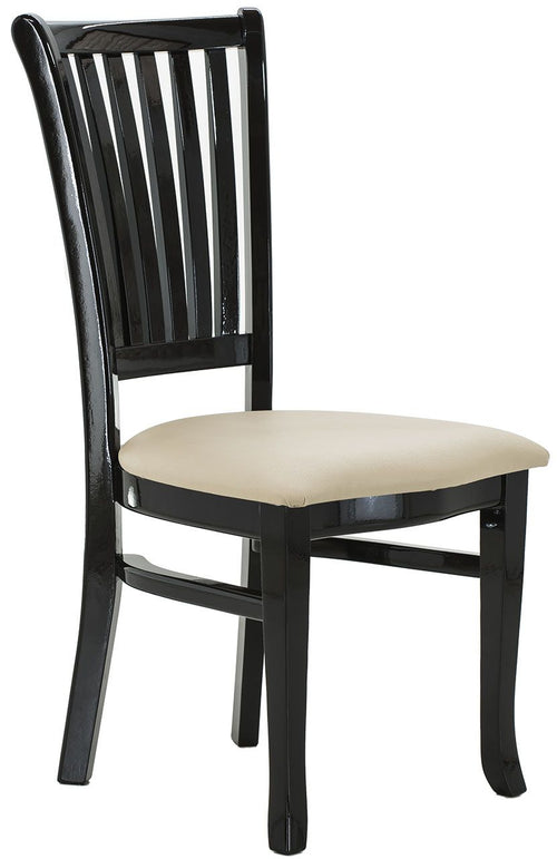 Cadeira Plaza Preta e Aveludado Cinza + Cores