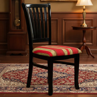 Cadeira Plaza Preta e Vermelha + Cores