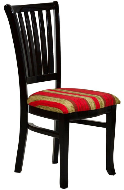Cadeira Plaza Preta e Vermelha + Cores