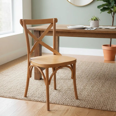 Cadeira Anatômica X - Verniz Natural + Cores