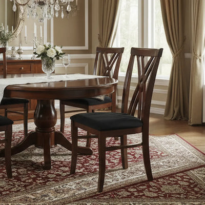 Cadeira Xis Duplo - Capuccino e Veludo Amassado Preto + Cores