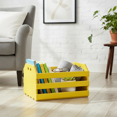 Caixote Maciço Amarelo + Cores