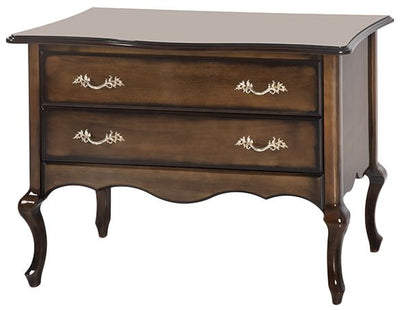 Cômoda Lisa 2 Gavetas Envelhecida + Cores