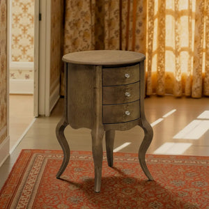 Cômoda Barrica Clássica 3 Gavetas Imbuia + Cores