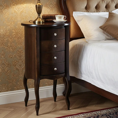 Cômoda Barrica Luis XV 4 Gavetas Capuccino + Cores