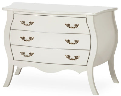 Cômoda Bombê 3 Gavetas com Puxador Ouro Velho + Cores