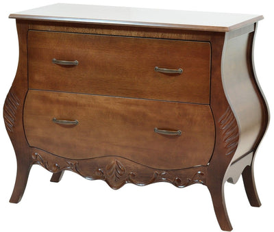 Cômoda Bombê Entalhada Imperatriz 2 Gavetas Imbuia + Cores