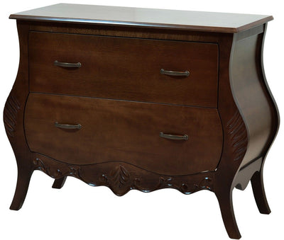 Cômoda Bombê Entalhada Imperatriz 2 Gavetas Capuccino + Cores