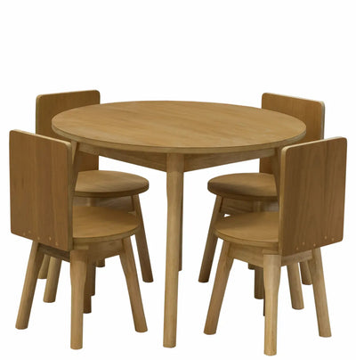 Conjunto Infantil Mesa com 1 a 4 Cadeiras Retas Osmocolor + Cores