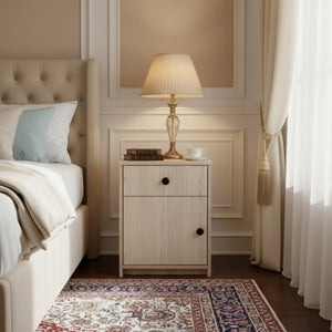 Criado Mudo Reto 1 Gaveta 1 Porta - Madeirado