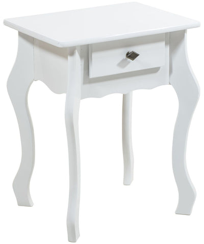 Criado Mudo 1 Gaveta - Branco + Cores