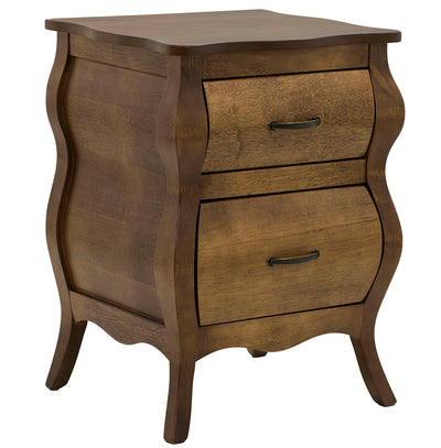 Criado Mudo Bombê Clássico 2 Gavetas Imbuia + Cores