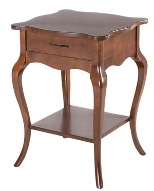 Criado Mudo Luis XV 1 Gaveta e Prateleira Imbuia + Cores