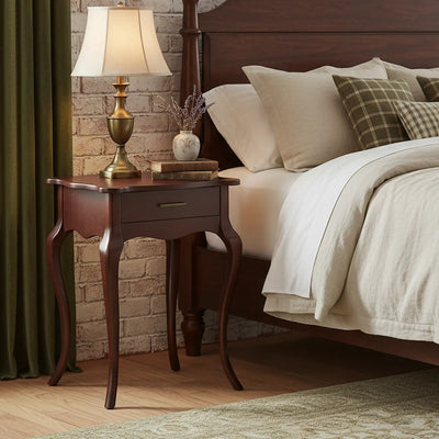 Criado Mudo Luis XV 1 Gaveta Imbuia + Cores