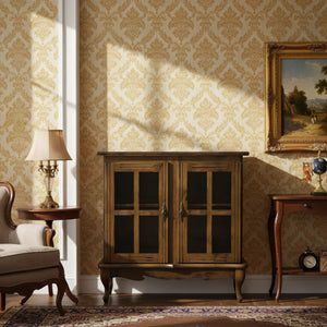 Cristaleira Horizontal Média 2 Portas Envelhecida + Cores