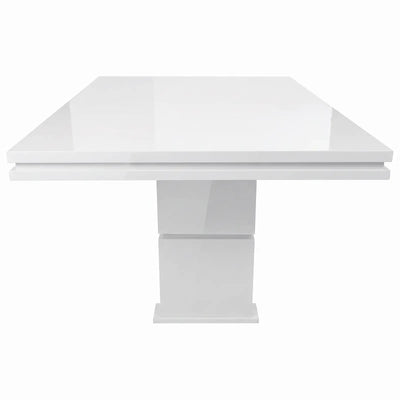Mesa H Reta - Branca + Cores