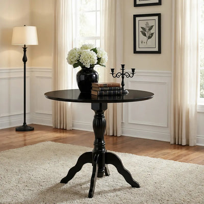 Mesa Redonda Torneada America Preta + Cores