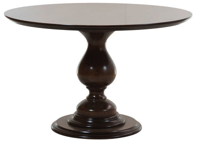 Mesa Redonda Canon 120cm Pé Maciço - Capuccino + Cores