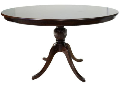 Mesa Entalhada Redonda Carla 120/140cm - Capuccino + Cores