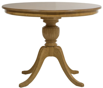 Mesa Entalhada Redonda Carla Verniz Mel 80/90/100/110cm + Cores