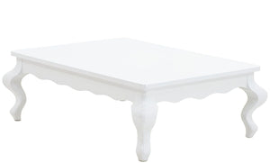 Mesa de Centro Luis XV Branca + Cores