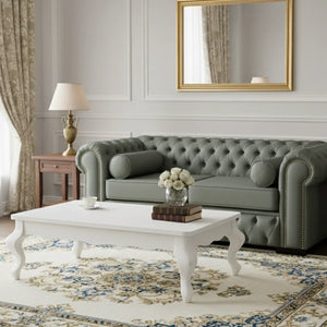 Mesa de Centro Luis XV Provençal Branca + Cores