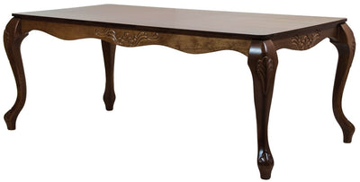 Mesa de Jantar Entalhada Imperatriz 208 x 108cm Imbuia + Cores