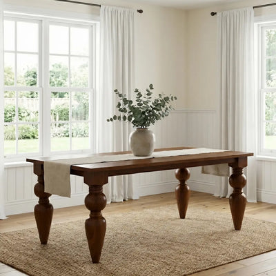 Mesa Esmeralda 180 - Verniz Imbuia + Cores