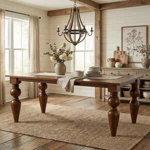 Mesa Esmeralda 200 - Verniz Imbuia + Cores