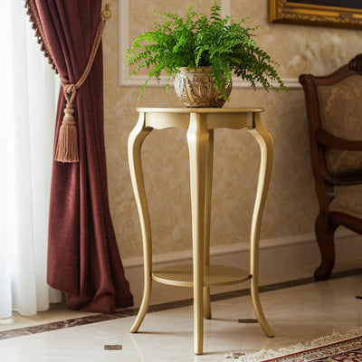 Mesa Floreira Clássica Grande Dourada + Cores