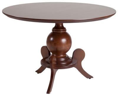 Mesa Redonda Global Tripé Tampo 72 / 90cm Capuccino + Cores