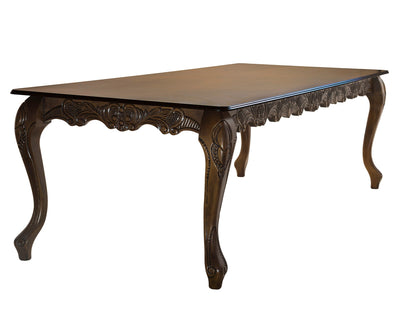 Mesa Entalhada Retangular Imperador Envelhecida + Cores