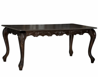 Mesa Entalhada Retangular Imperador Verniz Capuccino + Cores