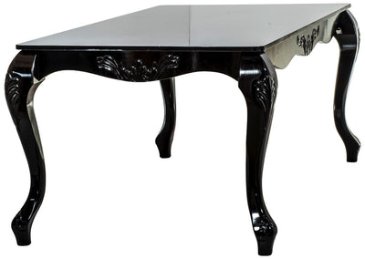 Mesa de Jantar Entalhada Imperatriz 172 x 98cm Preta + Cores