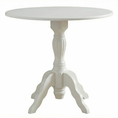 Mesa Redonda Torneada America - Branca + Cores