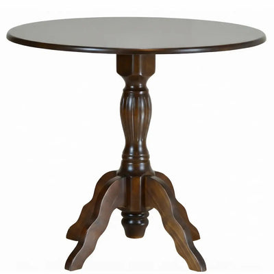 Mesa Redonda Torneada America - Capuccino + Cores